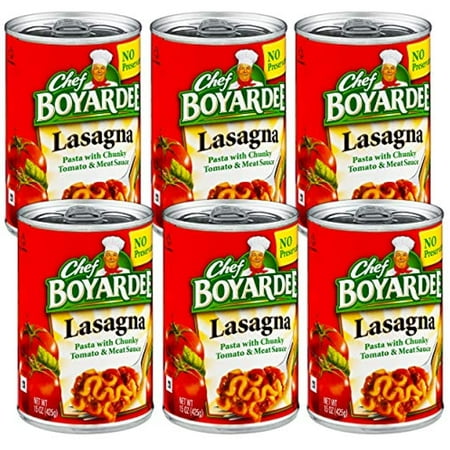 Chef Boyardee  Lasagna  15Oz Can (Pack of 6)