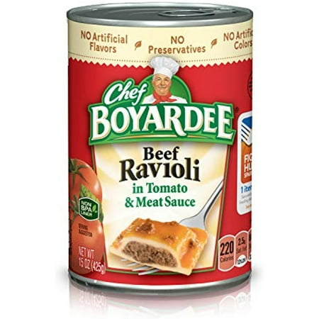 Chef Boyardee  Beef Ravioli Can 15 Oz (Pack of 4)