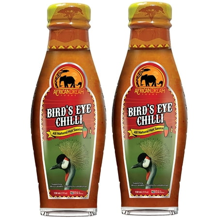 African Dream Foods Bird S Eye Chilli Hot Sauce  5 Fl Oz  2PK