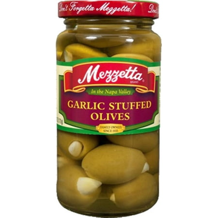 Mezzetta Garlic Stuffed Olives  2-Pack 10 Oz. Jars