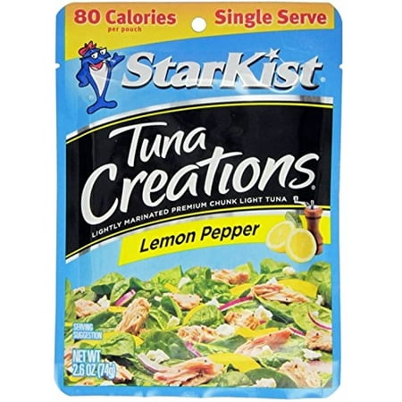 Starkist Tuna Creations  Lemon Pepper  Single Serve 2.6-Ounce Pouch (Pack of 5)