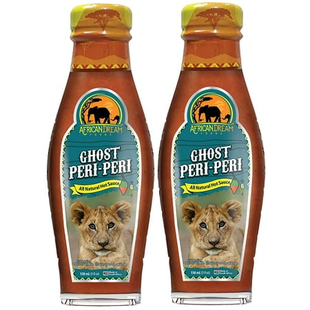 African Dream Foods Ghost Peri-Peri Hot Sauce  5 Fl Oz  2PK