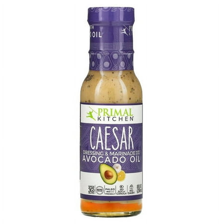 Primal Kitchen  Dressing & Marinade Made with Avocado Oil  Caesar  8 Fl Oz Pack of 2