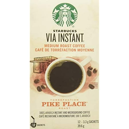 Starbucks Via Ready Brew Pike Place Roast Coffee 12 Count