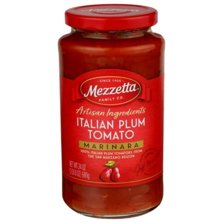 MEZZETTA SAUCE PASTA PLUM TOM 24 OZ - Pack of 6