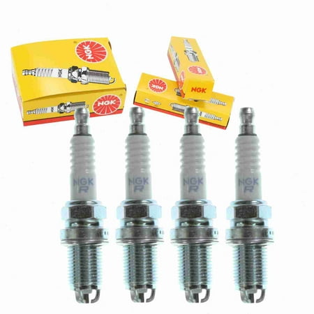 4 Pc NGK 5509 Standard Spark Plugs for 1765266 22401-Y9017 3922 5062 7403 C6BYC F7KTCR FR5DTC FR6DTC FR6KTC FR7DTC K22PBR-S W4DP0 W5DP0 Ignition Wire 