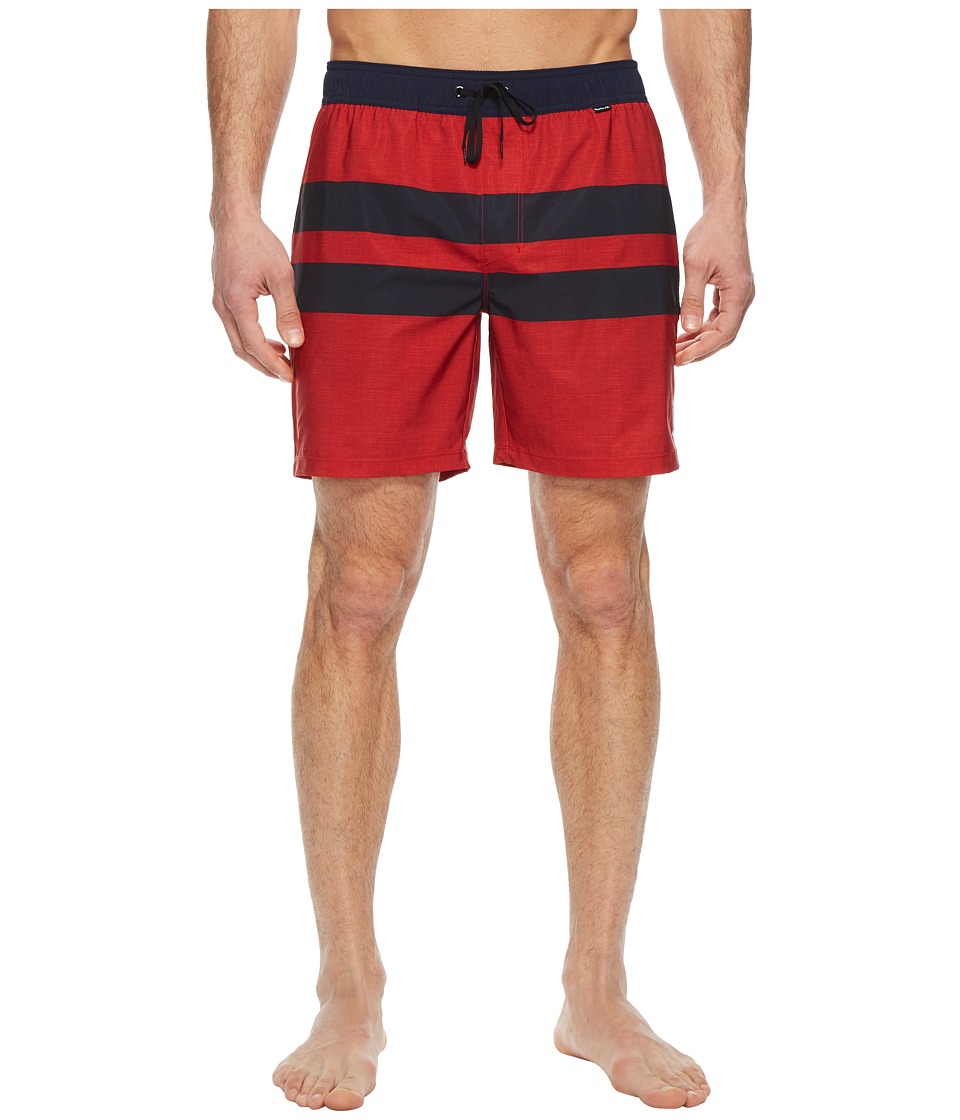 Hurley - Phantom Blackball Volley Shorts (Speed Red) Men's Swimwear