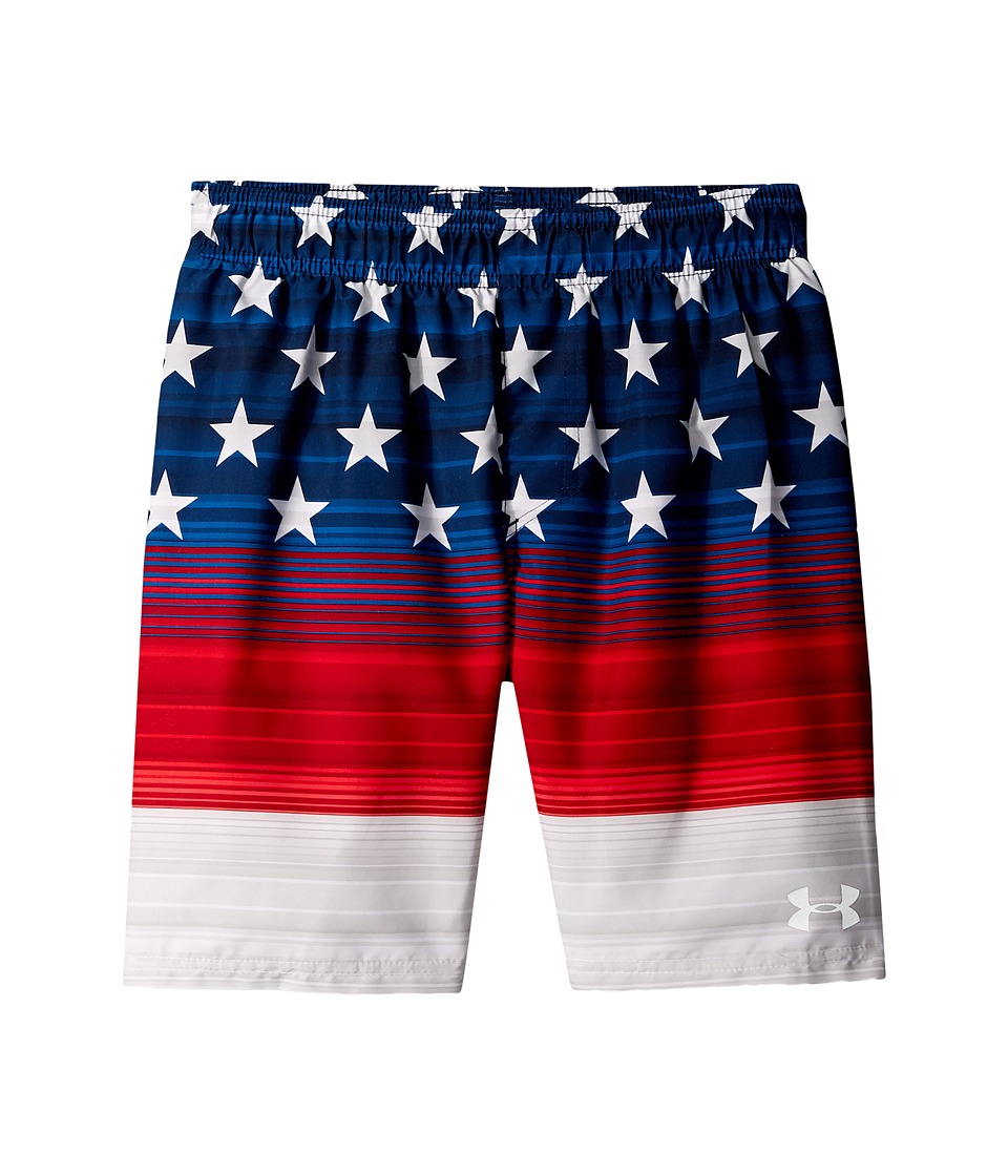Under Armour Kids - Slash Volley (Toddler) (Red) Boy's Swimwear