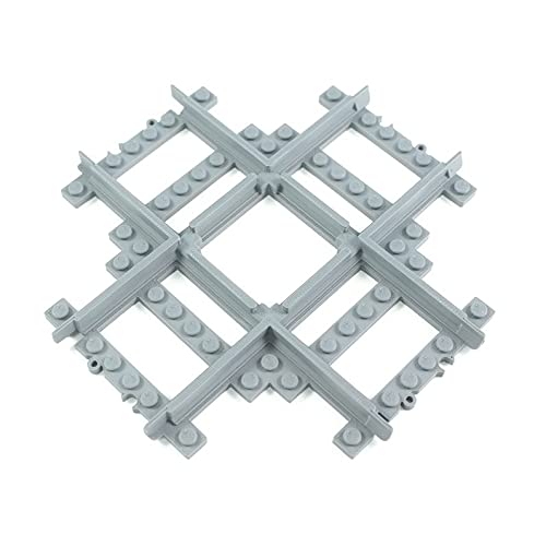 Trixbrix Long Crossings - 2pcs Compatible with Lego City Train Sets 60197 60198 10277 60205 60238 thumbnail