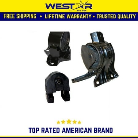 Motor & Trans Mount 3PCS Compatible for 06-08 Hyundai Sonata Auto / 06-10 2.4L Manual Trans Replaces 9317 9318 9361