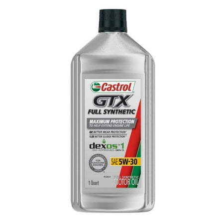 Castrol 15E6E2 GTX Full Synthetic 5W-30 Motor Oil 1 Qt.