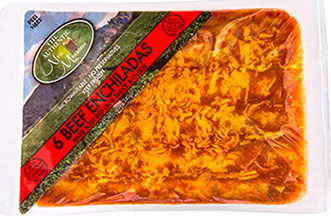 6 BEEF ENCHILADAS