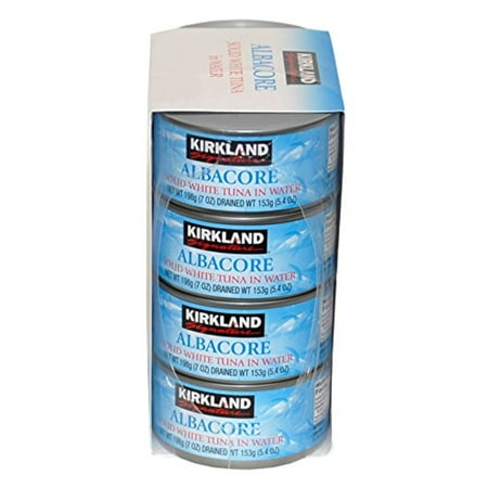 Kirkland Albacore Solid White Tuna in Water - 8 Cans (Total Net Weight 3.5lbs)