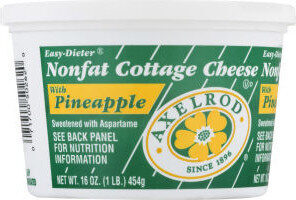 Nonfat Cottage Cheese with Added Pineapple