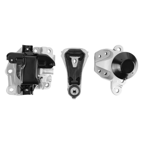 Uposao Engine Motor & Transmission Mount Set 3Pcs Compatible for Ford Explorer 3.5L 16-19 3392B 3368 3439