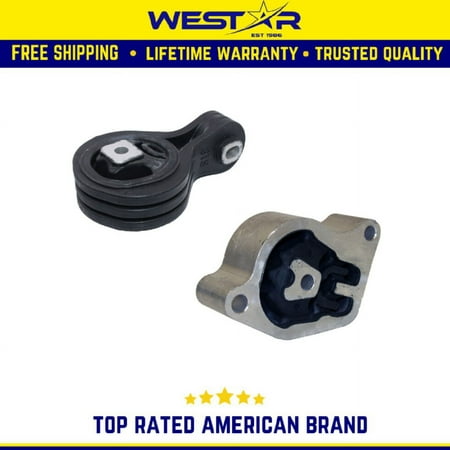 Rear Motor & Torque Strut Mount 2PCS Set Compatible for 2014-2017 Infiniti QX60 2.5L Replaces 9862 9446