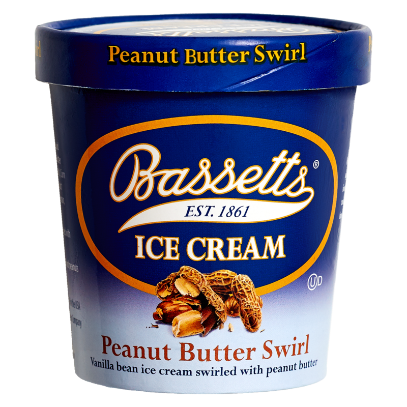 Bassetts, Ice Cream, Peanut Butter Swirl