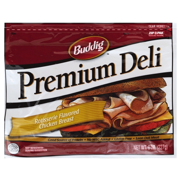 PREMIUM DELI ROTISSERIE FLAVORED CHICKEN BREAST, ROTISSERIE FLAVORED CHICKEN BREAST