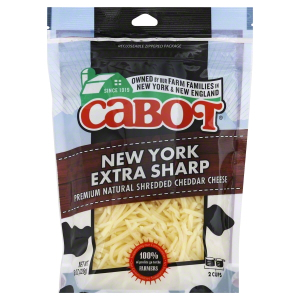 New York Extra Sharp Premium Natural Shredded Cheddar Cheese