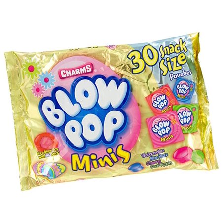 Charms, Blow Pop, Candy, Watermelon Blue Razz Cherry Sour Apple
