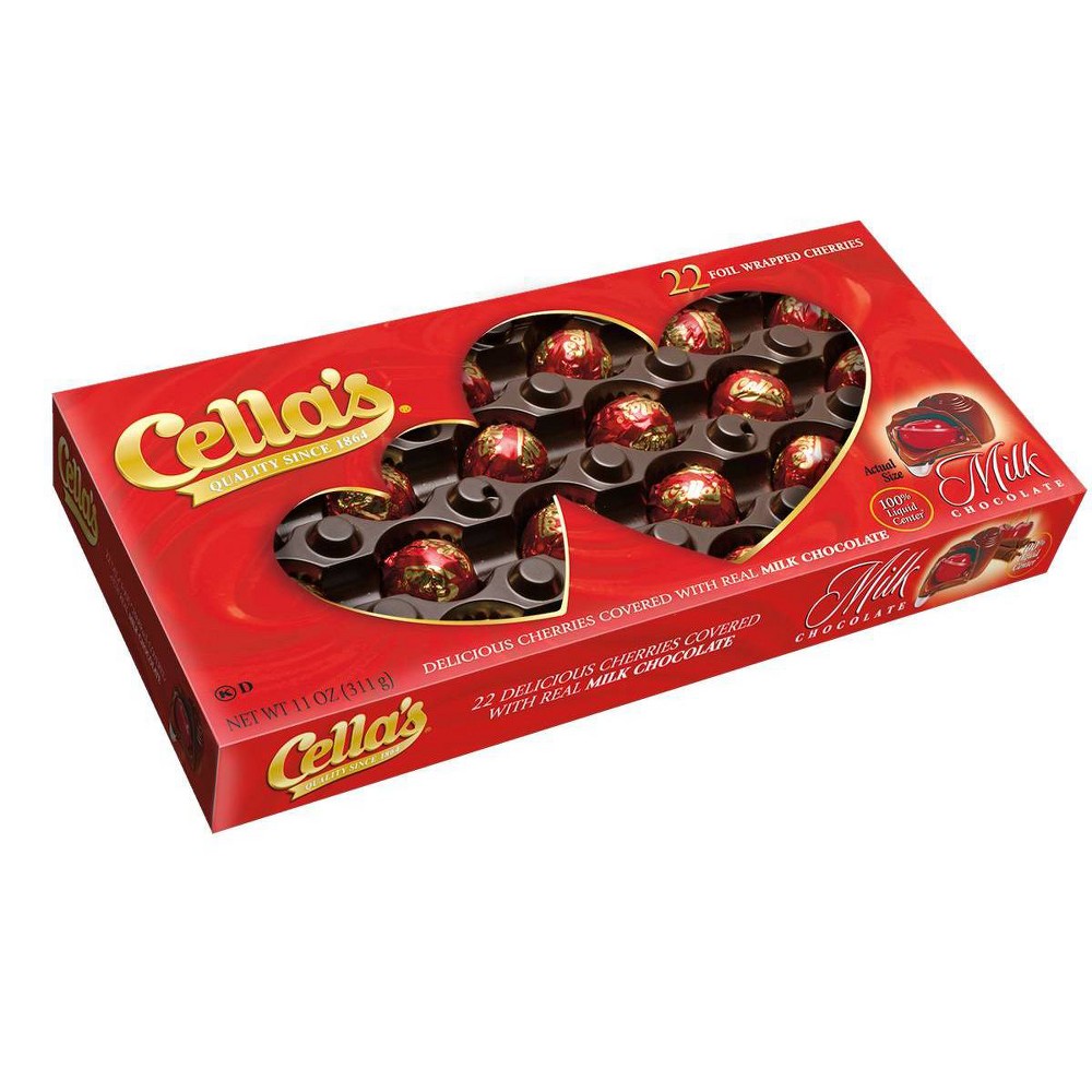 Cella S Milk Chocolate Cherries Valentine S Day Heart Box 11-oz Box