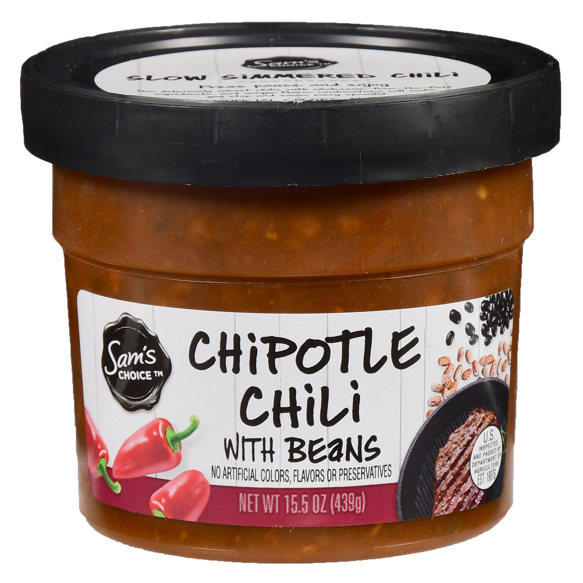 Sam's Choice Chipotle Chili with Beans, 15.5 Oz