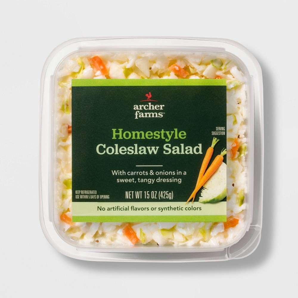 Homestyle Coleslaw Salad - 15oz - Archer Farms Image