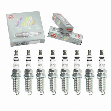 8 Pc NGK 6858 Laser Iridium Spark Plugs for 1UXP-18-110 3473 4705 BY483-DFH6B FK20HBR11 IKBH20TT Ignition Wire Secondary Fits Select: 2006-2017 LEXUS 