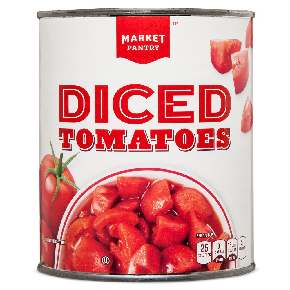 Diced Tomatoes 28 Oz - Market Pantry Image