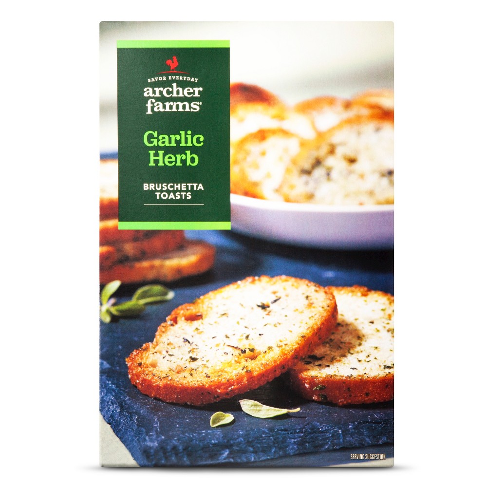 Garlic Herb Bruschetta Toasts 4oz - Archer Farms Image