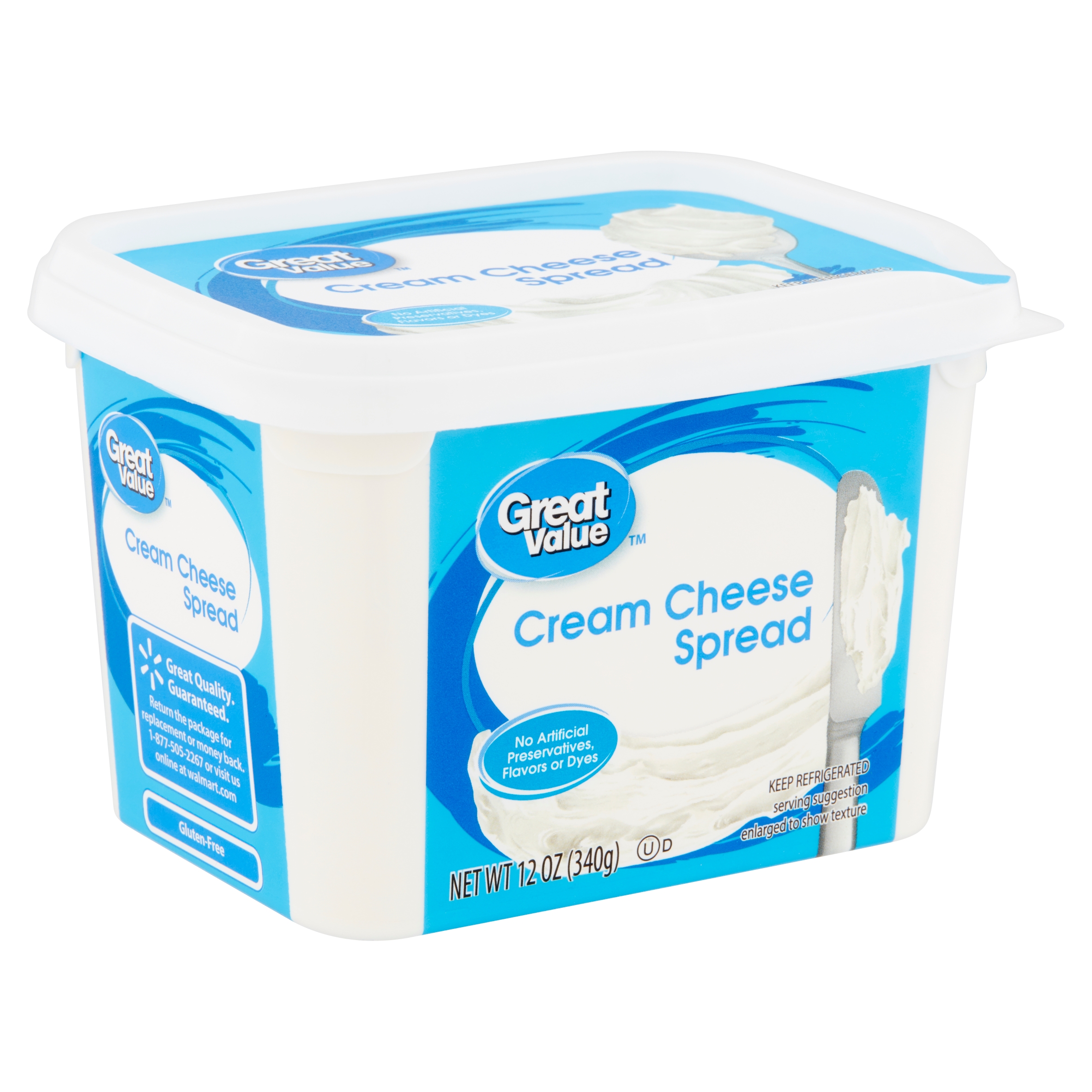 Great Value Cream Cheese Spread, 12 Oz Image