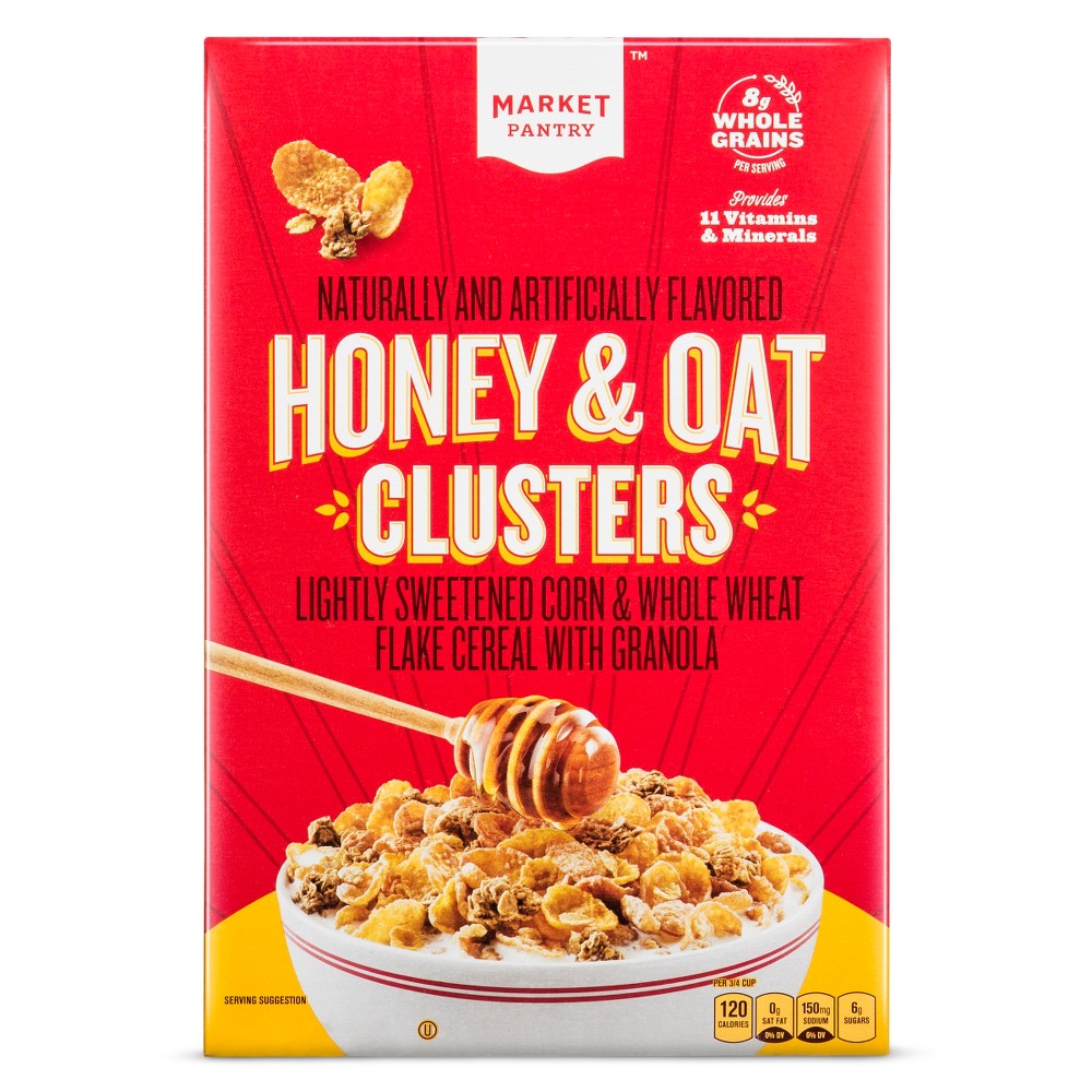 Honey Oat Mixers Cereal - 18oz - Market Pantry™ Image