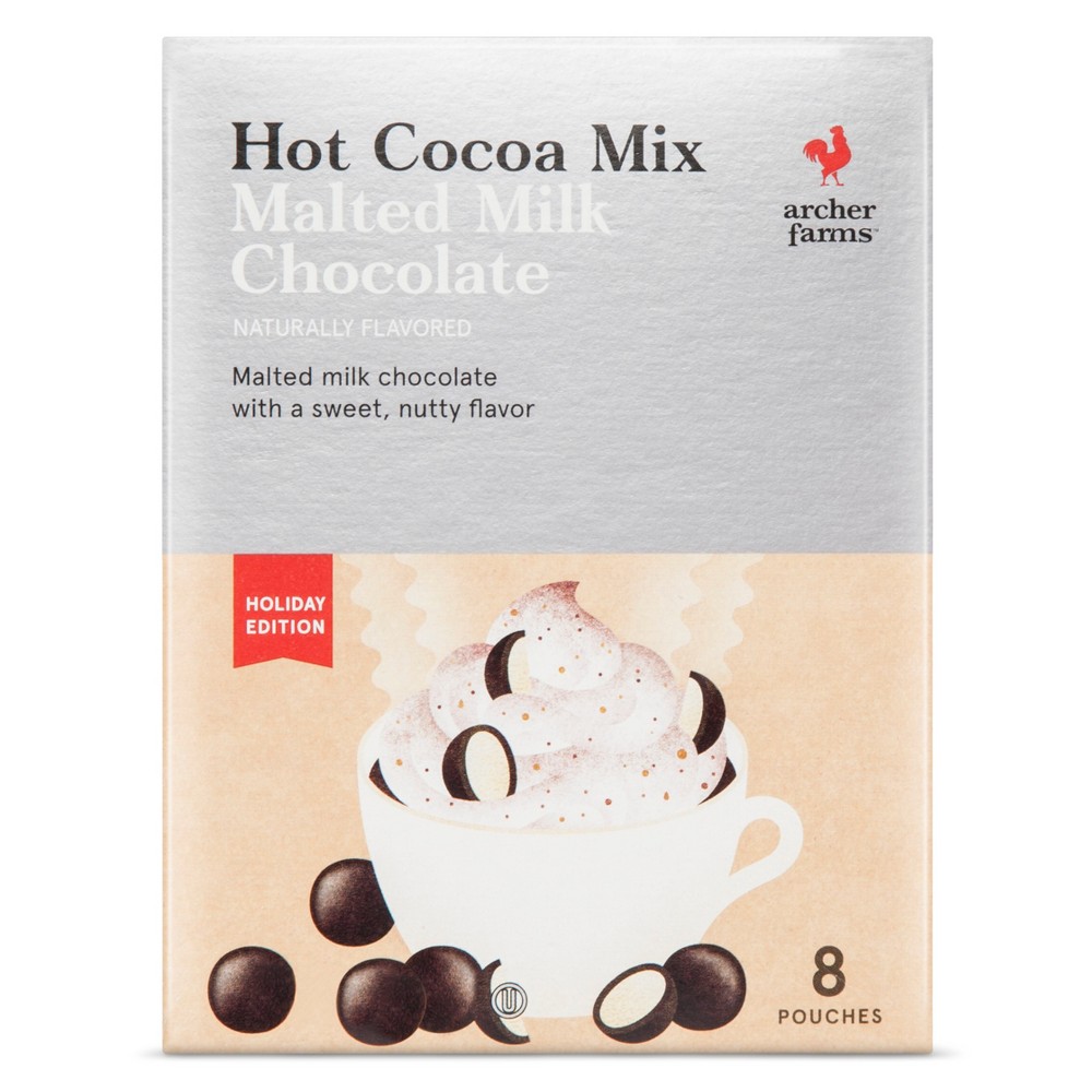 Malted Chocolate Hot Cocoa Mix 8ct - Archer Farms Image