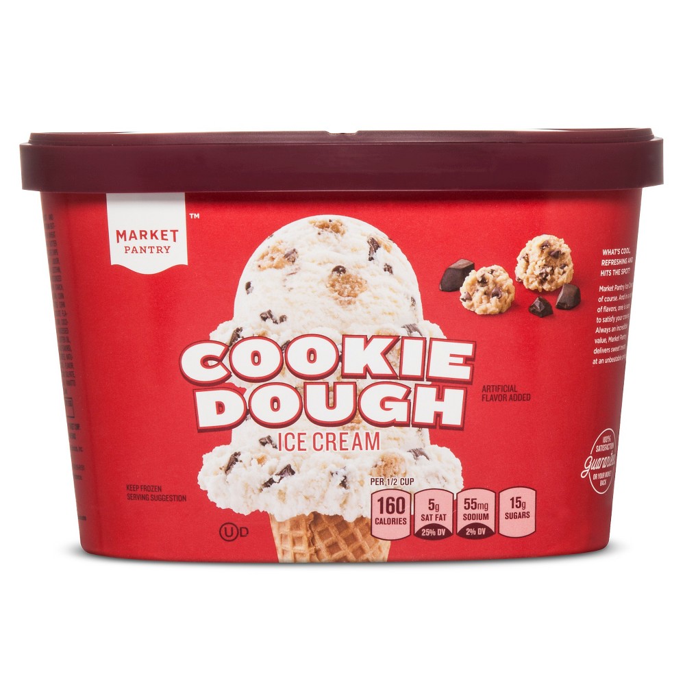 Cookie Dough Ice Cream - 1.5qt - Market Pantry Image