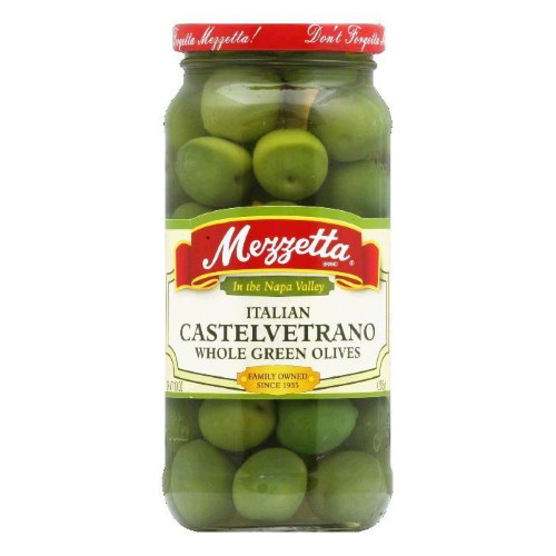 Mezzetta Whole Italian Castelvetrano Olives  6 Oz