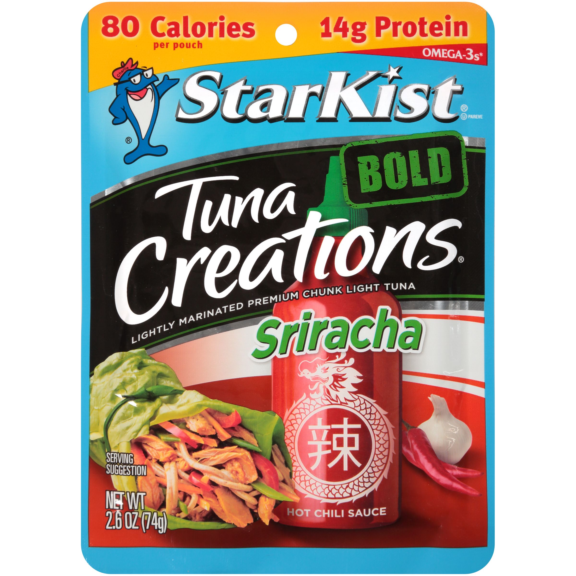 StarKist Tuna Creations Bold  Sriracha  2.6 Ounce Pouch