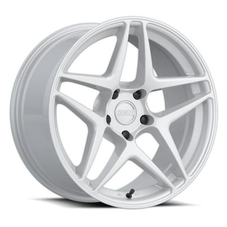 19x9.5 Kansei Wheel K15W Astro Gloss White Wheel 5x4.5 (22mm)