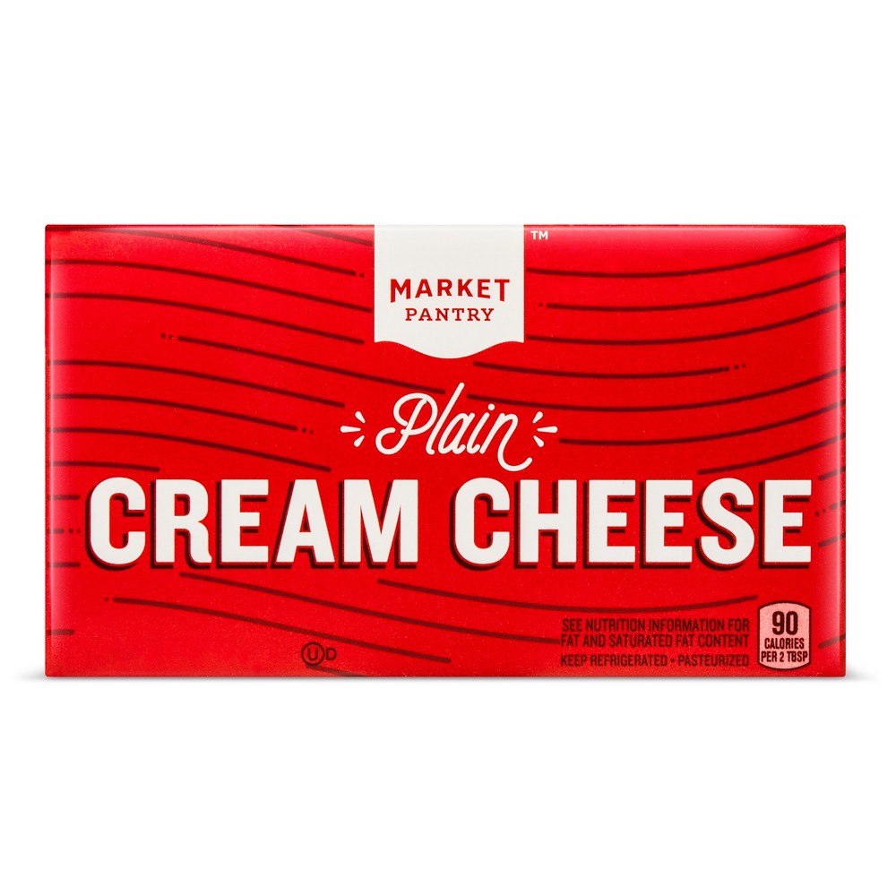 Plain Cream Cheese - 8oz - Market Pantry Image