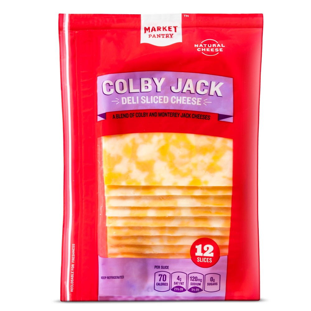 Market Pantry, Deli Sliced Colby Jack Cheese