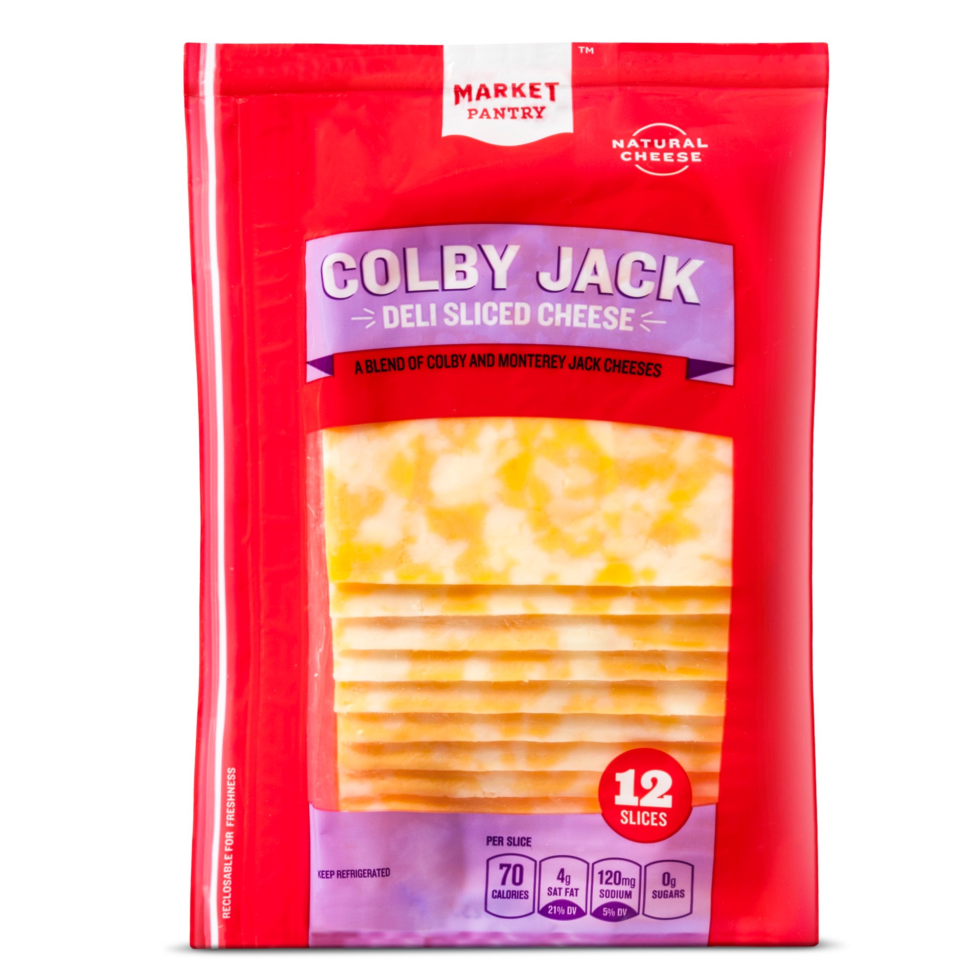 Market Pantry, Deli Sliced Colby Jack Cheese thumbnail
