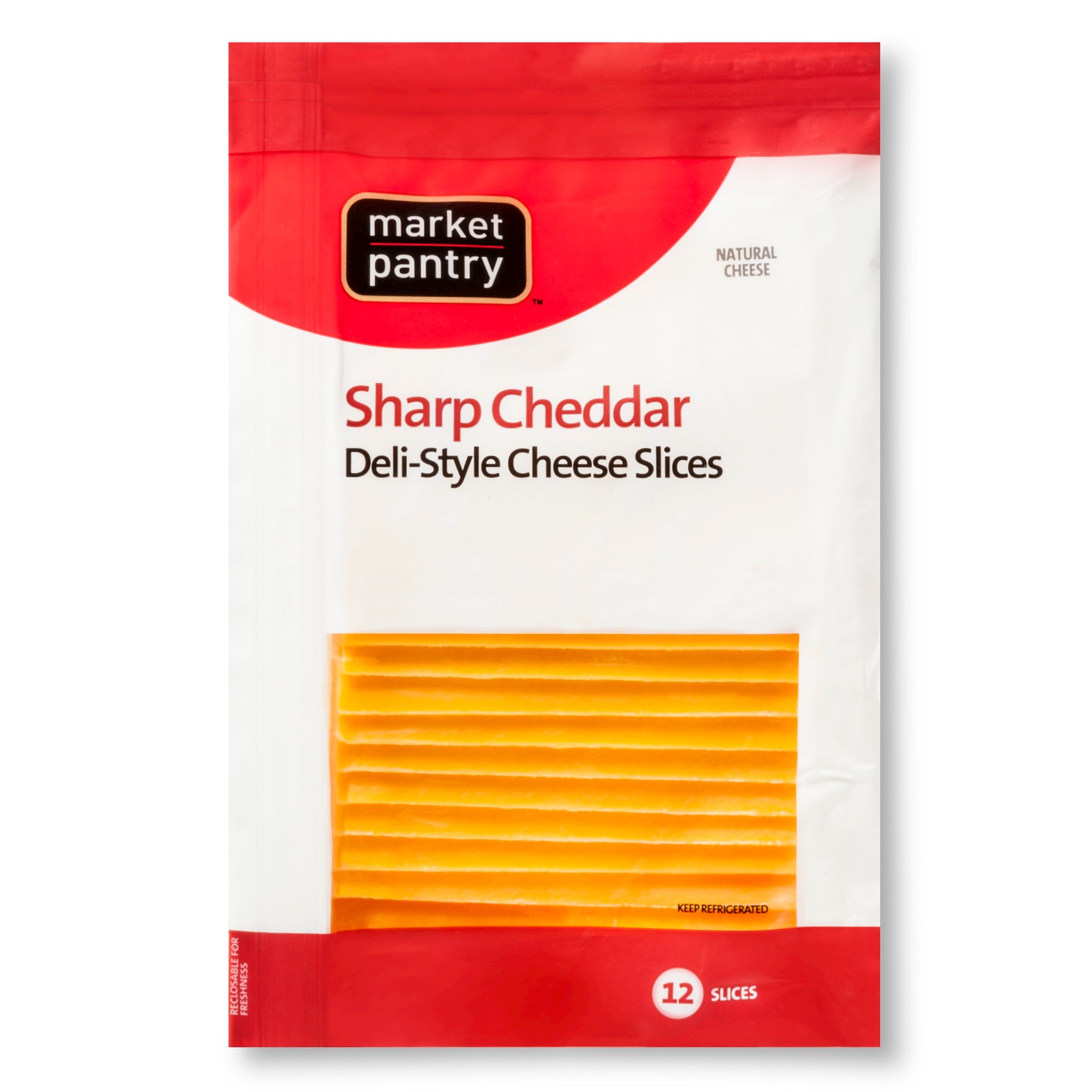 Market Pantry, Deli Sliced Sharp Cheddar Cheese thumbnail