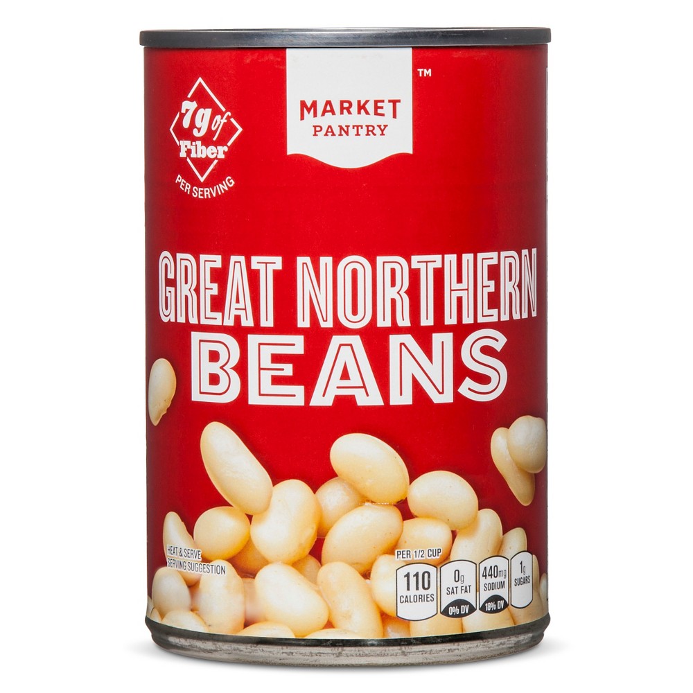 Great Northern Beans 15.5 Oz - Market Pantry Image