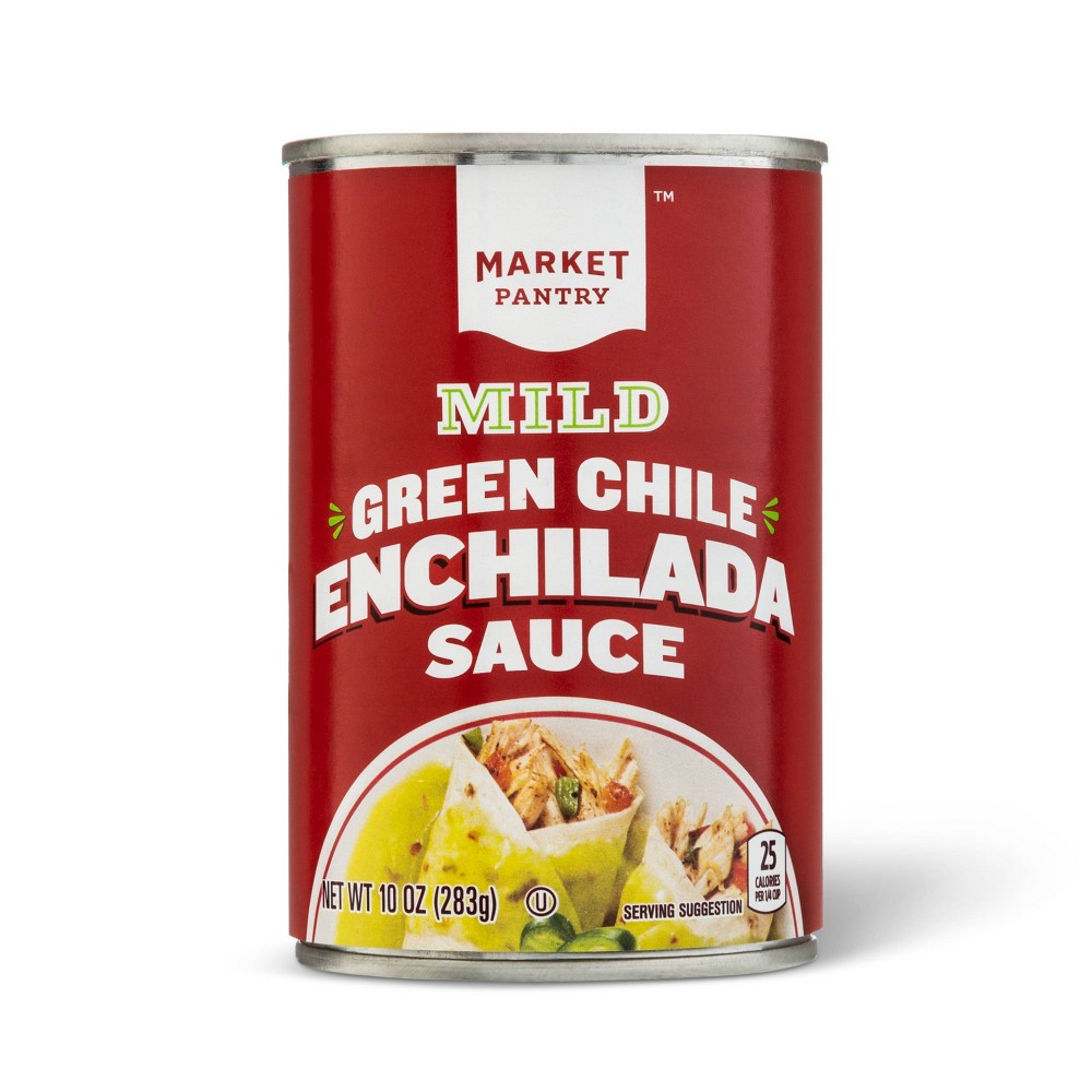 Green Enchilada Sauce Mild 10oz - Market Pantry™ Image
