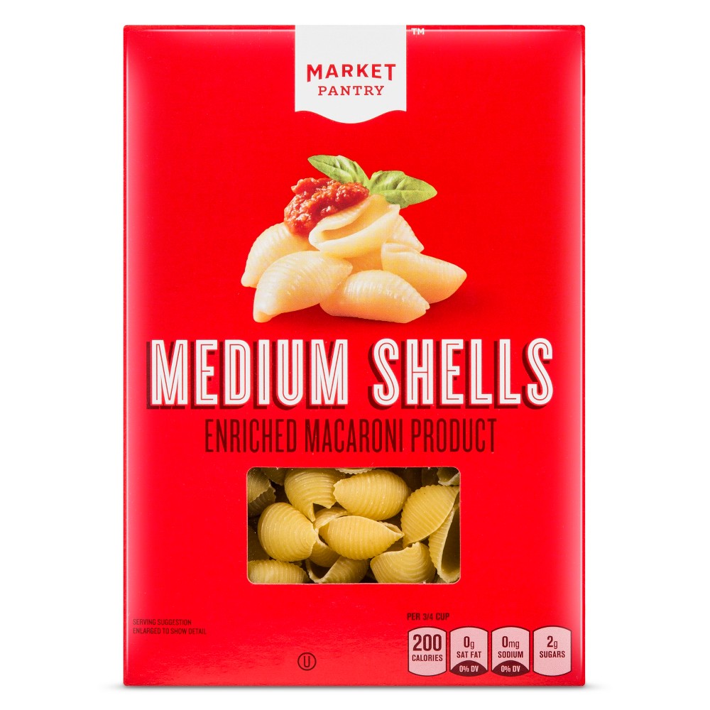 Medium Shells Pasta - 16oz - Market Pantry Image