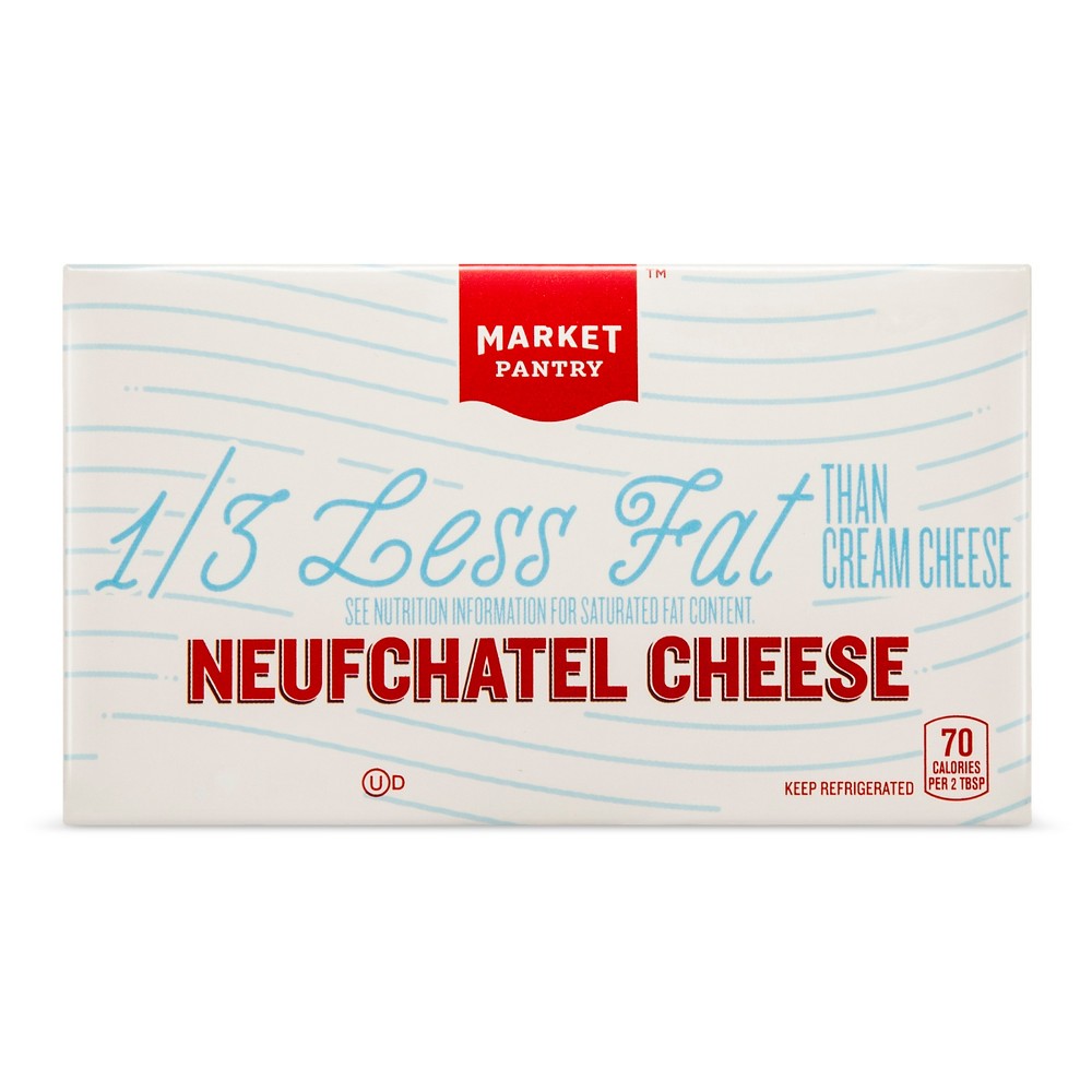 Plain Neufchatel Cheese - 8oz - Market Pantry Image