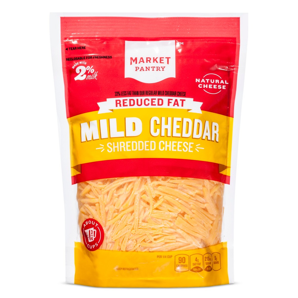 Market Pantry, Shredded Mild Cheddar Cheese Image