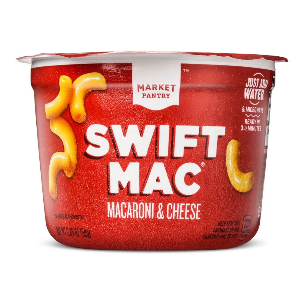 MARKET PANTRY, SWIFT MAC MACARONI & CHEESE CUP