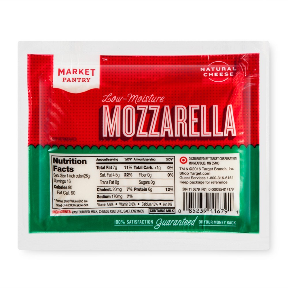 Mozzarella Cheese - 16oz - Market Pantry Image