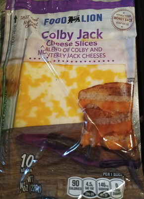 Natural Colby Jack Cheese Slices