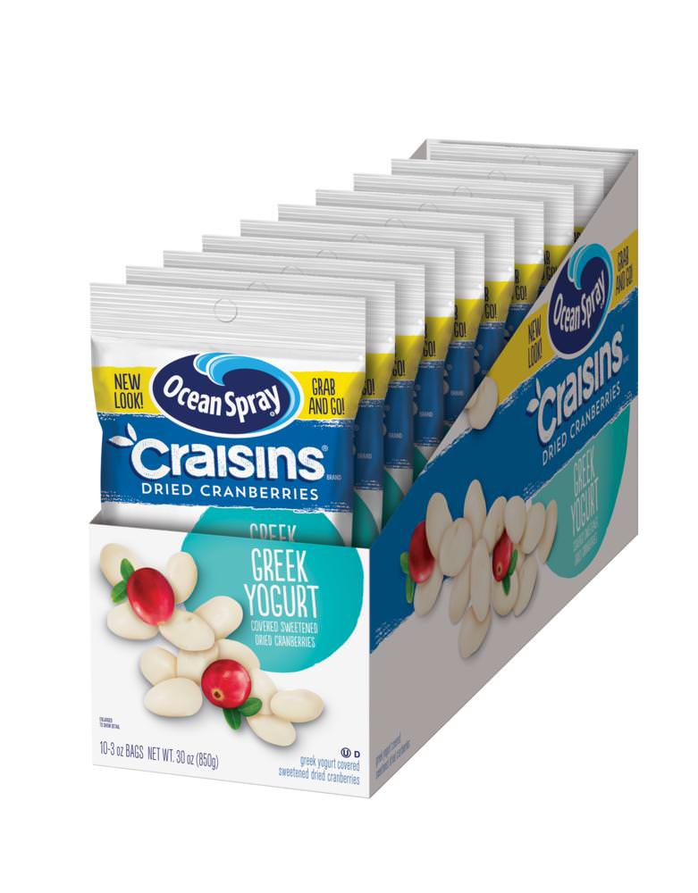 Ocean Spray, Craisins, Greek Yogurt Covered Sweetened Dried Cranberries
